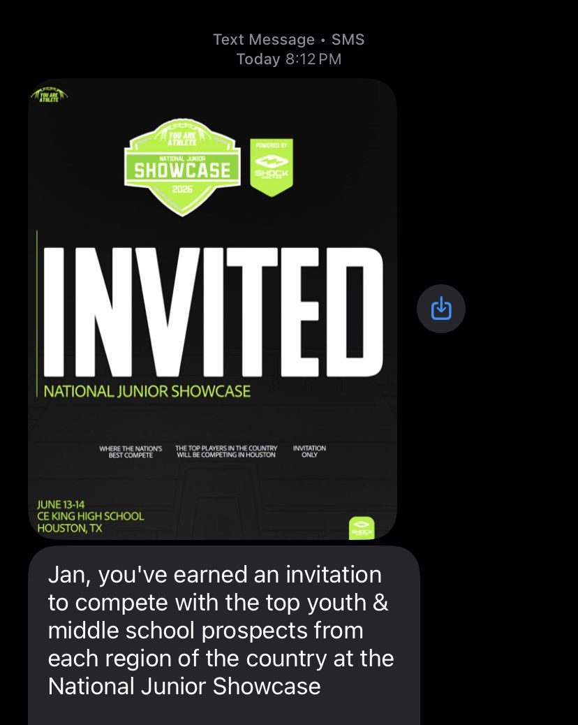 itsjanstavek's tweet photo. Thanks for the invite @youareathlete Very appreciate it But let’s work 🤫🩸. https://t.co/qUrHAnicUp