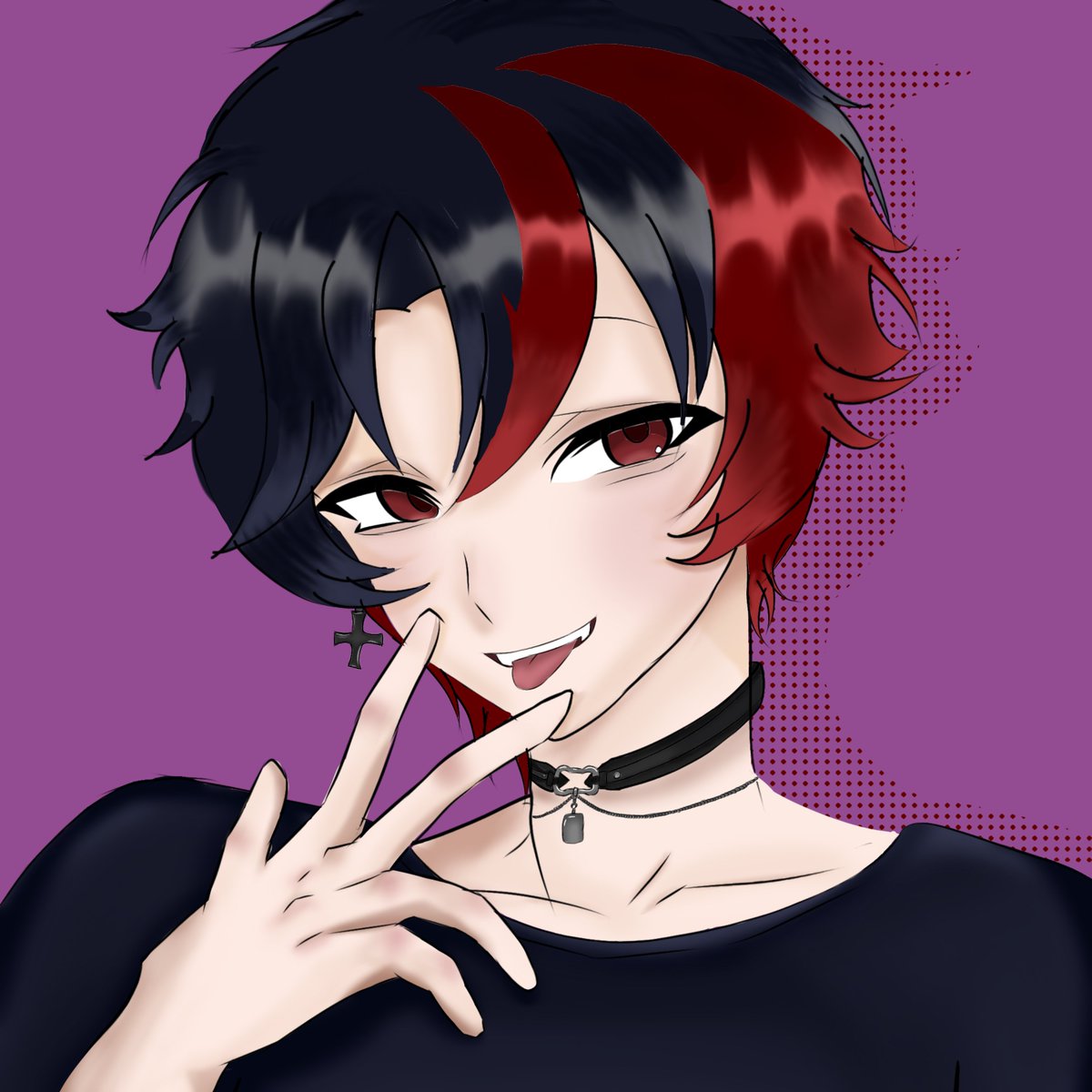 RodriMorii's tweet photo. Me encanta la mirada :33, muchas graciass te quedó wonito uwu @jime_BloodTiro https://t.co/3l2g8Cev1b