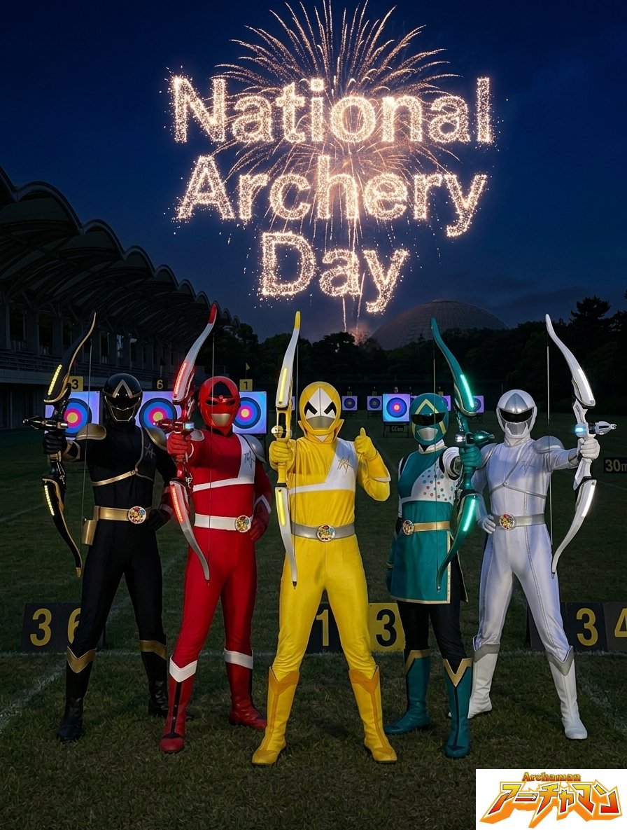 Archaman_Red's tweet photo. The second Saturday in May is National Archery Day！
National Archery Day ! Let's playing Archery ! #nationalarcheryday #archery #Archaman 

https://t.co/F9D9oRaiiq https://t.co/X3n6EOvaKt