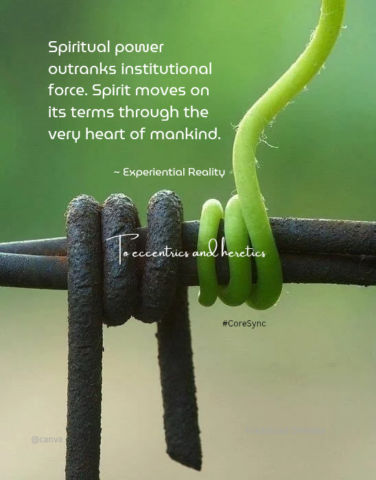 FractalizedOne's tweet photo. ๐๐โก๐คโ๐
To eccentrics and heretics
We evolve collectively just the way we feel about ourselves and each other.
0,1Hz
528Hz
852Hz
963Hz
~ Moved by love having no counterforce
#CoreSync #TheIntelligenceOfLove #LivingFromTheHeart #OverflowingGrace
๐โ๐คโก๐๐ https://t.co/Bzb85hdY9A