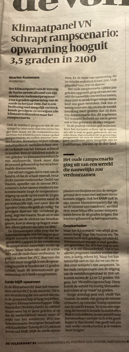 Aryanprincess1's tweet photo. @indepen_media @marcelcrok Tuurlijk joh, lees nu even de derde alinea voordat jullie allemaal weer verder gaan op de oude wappie voet. En “haast alles wat u de afgelopen jaren las over de klimaattoekomst klopt WEL, maar is alleen even uitgesteld” https://t.co/DiRRSl5vjj