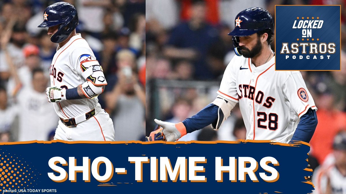 TalkingStros's tweet photo. Walker and Shewmake Take Ohtani Deep, Lambert Deals, and #Astros Injury Nightmare Gets Worse. Watch the @LockedOnAstros podcast at 9:40 pm CST https://t.co/iuyAeluKsu via @YouTube https://t.co/QaB7Jq6sjQ