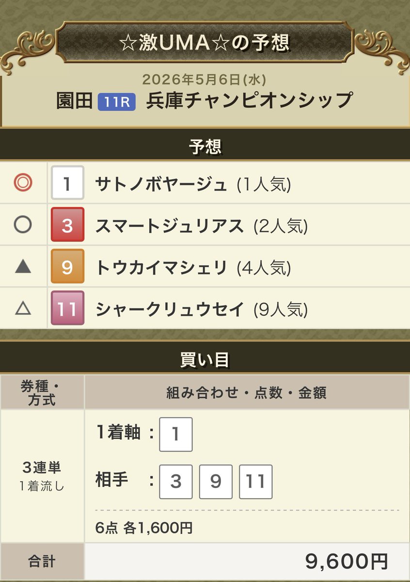 ☆激UMA☆ tweet media