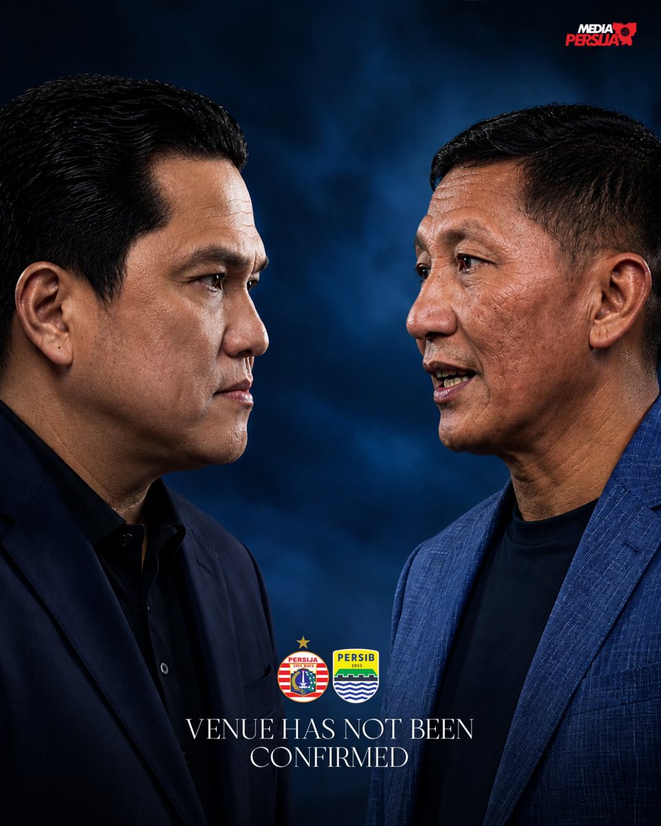MediaPersija's tweet photo. H-4 jelang pertandingan Persija vs Persib, venue pertandingan masih belum ditentukan. Meski kepolisian, pengelola dan PSSI sudah menyetujui pertandingan untuk digelar di SUGBK, namun nampaknya masih ada beberapa poin yang belum final. 

Kunci keputusan akhir ada di siapa? 👀 https://t.co/D81Bj7Dp5V