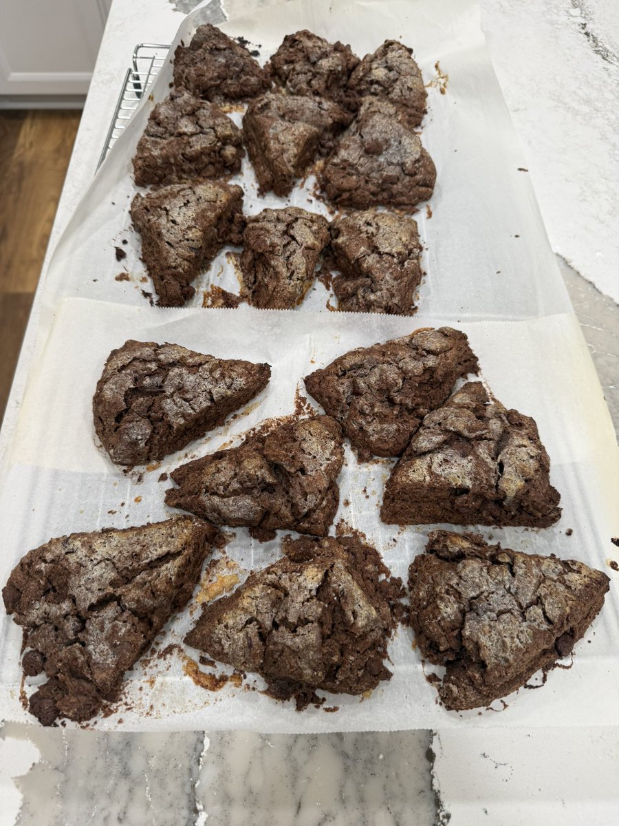 ScottHMyers's tweet photo. Chocolate Espresso Sourdough Scone. #scone #sourdough https://t.co/acEhhzlNtQ