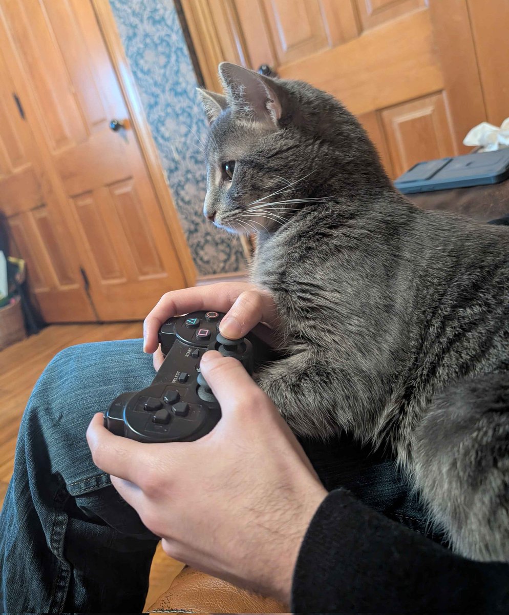 my little boy playing games with me