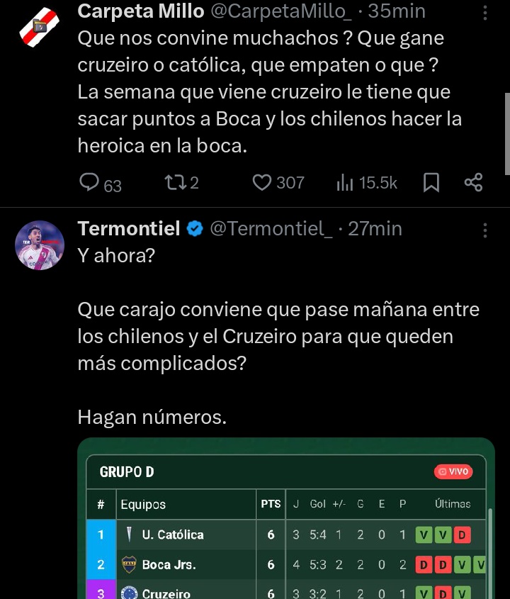 Jaja mira que estoy re caliente con la derrota eh pero lo de los primos es suelo total