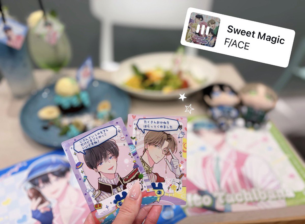 nnmtikdn's tweet photo. 多聞くんAMOカフェ💙💚

ランチョンマットお互い自引きして神͈ᴗ̀ ̫ᴗ́ ͈✨ https://t.co/zkYedd0ZxS