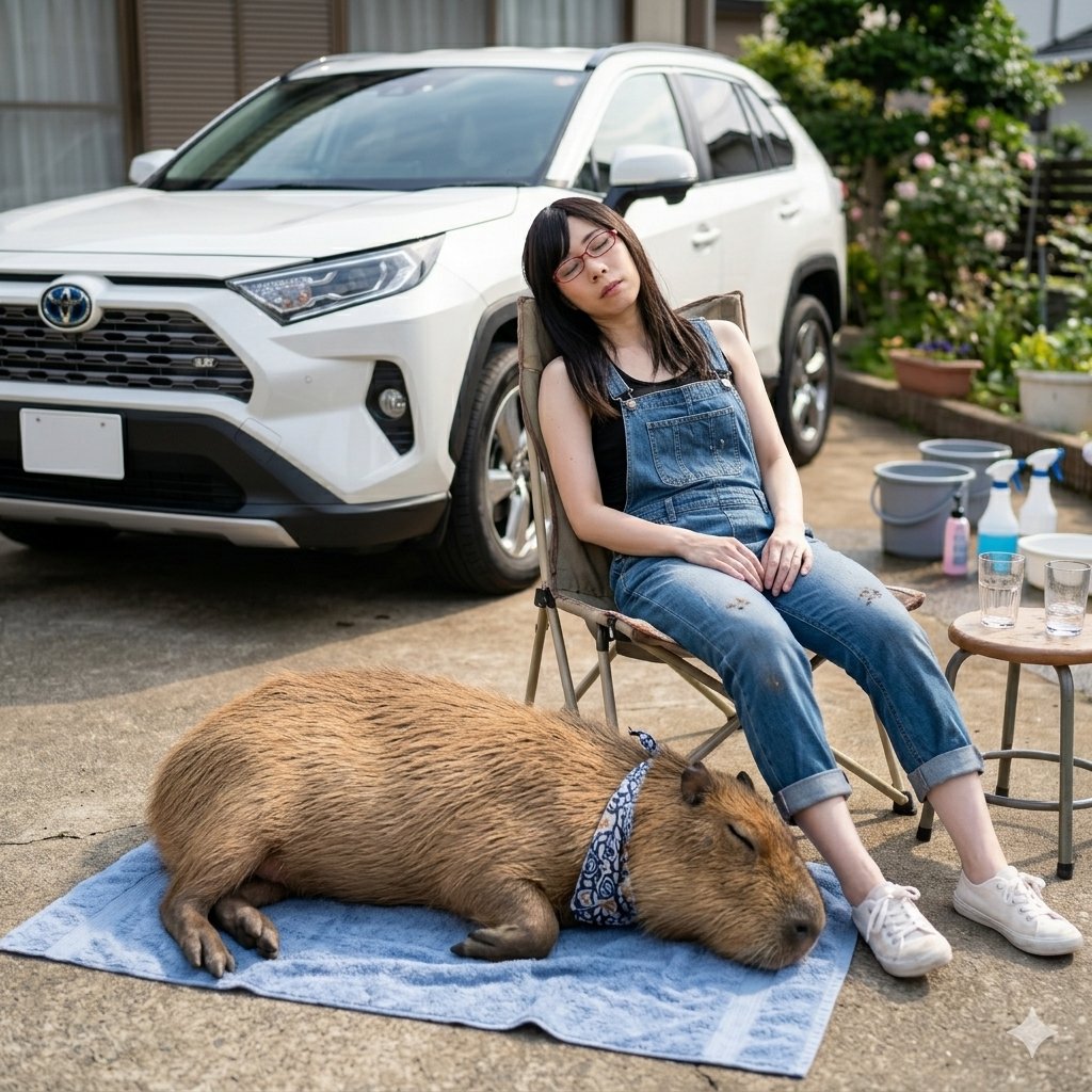 ２台洗った、正味３時間かかったなぁ