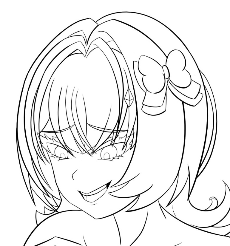ELNOSAHOU's tweet photo. [Sneak peak]

Trying to do something with Remielle, at least the lineart is done. https://t.co/fBtJESXmBZ