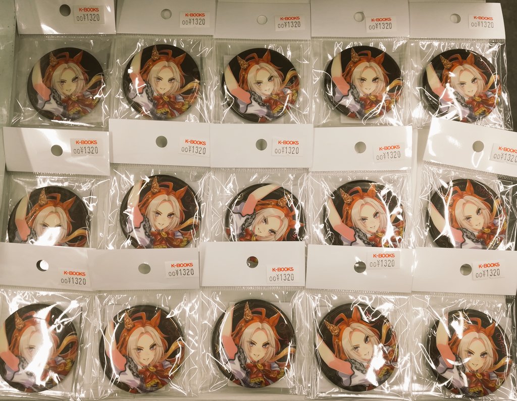入荷情報】 ウマ娘 オルフェーヴル 缶バッジ まとまって入荷しました