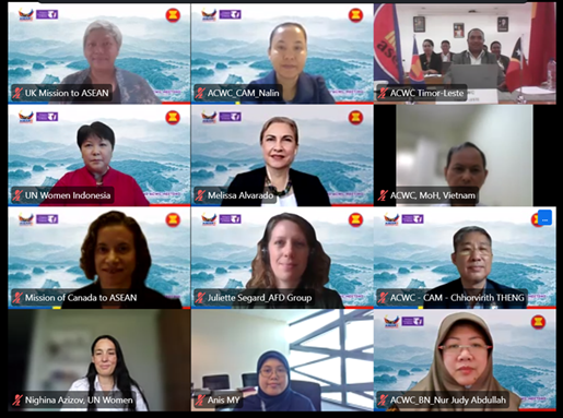 CanadaASEAN's tweet photo. Canada represented by Head of Cooperation Emily Alexander, participated in the Open Session of the 32nd ACWC Meeting, reaffirming Canada’s commitment to advancing gender equality and inclusive approaches for women and children across ASEAN through sustained cooperation. https://t.co/SFuv8ahEUx