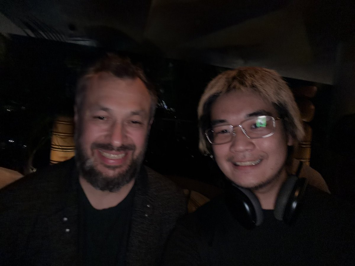 .<a href="/toly/">toly 🇺🇸</a> 
Thanks for taking the time despite your busy schedule! I’m really happy we got to meet again!!

(Also, it’s a bit late, but thank you for following me earlier - I wanted to say it again!)