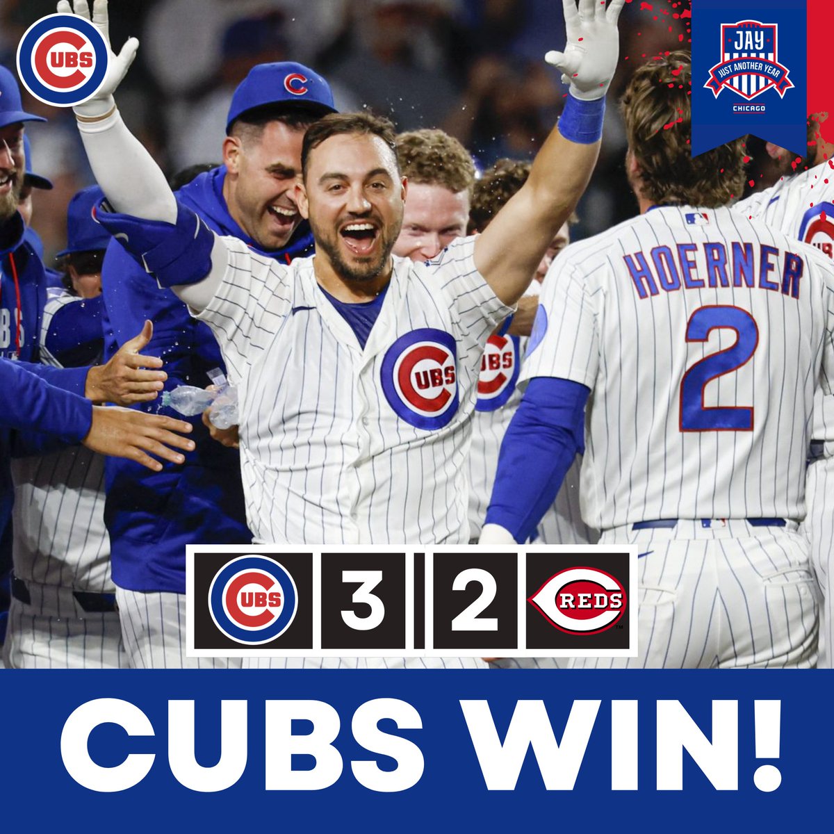 JAYChi_Cubs's tweet photo. #CUBS WIN! YOU CAN'T SPELL WRIGLEY WITHOUT A W! https://t.co/lojzh3FR4F