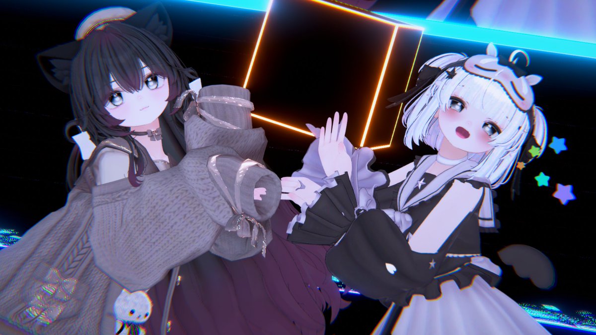 io_0704's tweet photo. 昨日初めてのVRChat！！可愛くて萌え～💛
めっちゃはしゃいできた！！ https://t.co/2ibGS923CB
