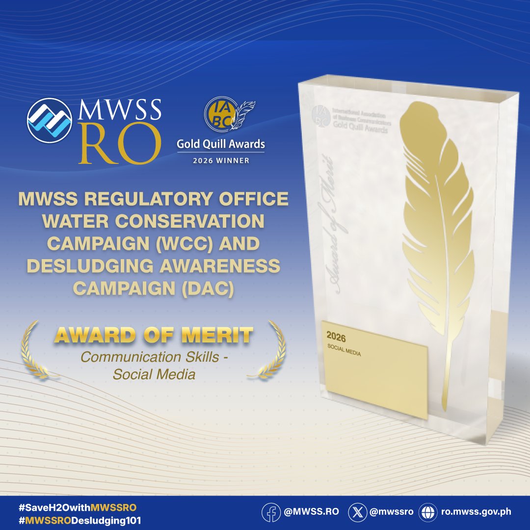 MWSS Regulatory Office tweet media
