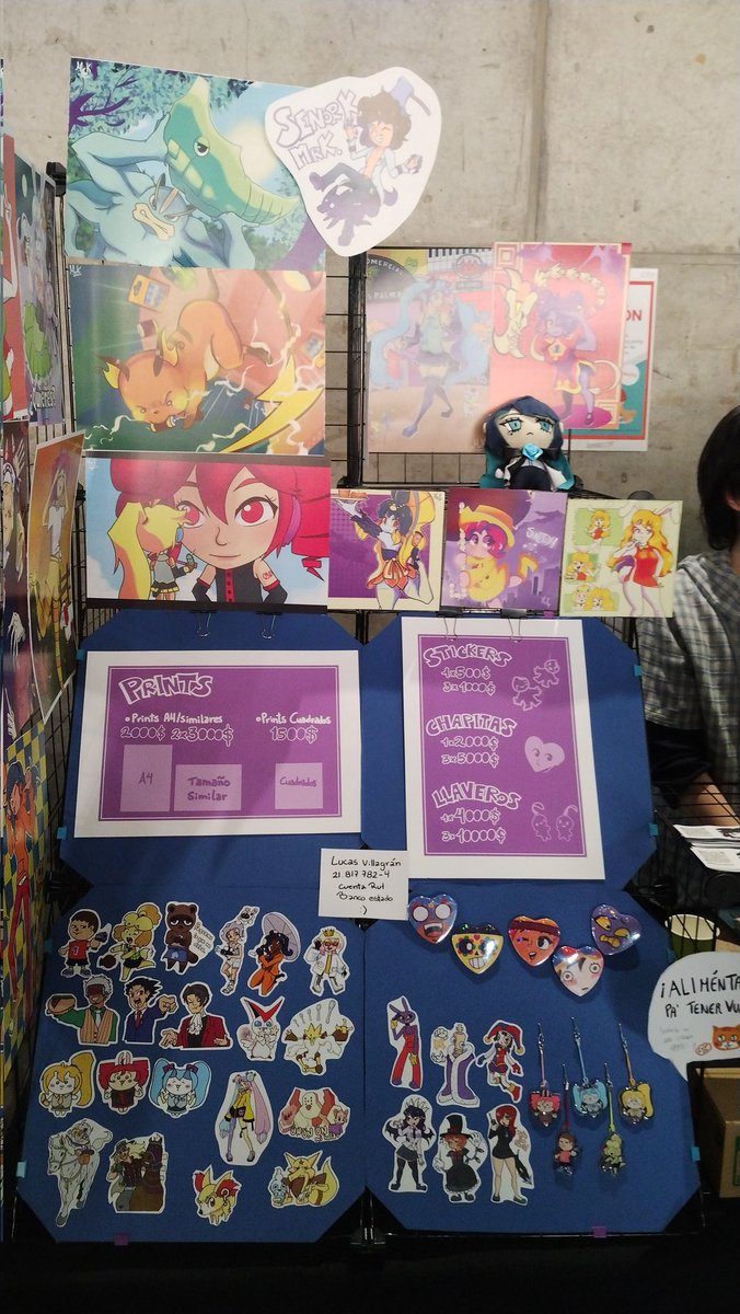 kadabraax's tweet photo. Hace poco tuve mi primera participación en una Feria de ilustradores!!!
Sorprendentemente lo que más vendí fueron cositas de Skullgirls. https://t.co/aAFHD8891y