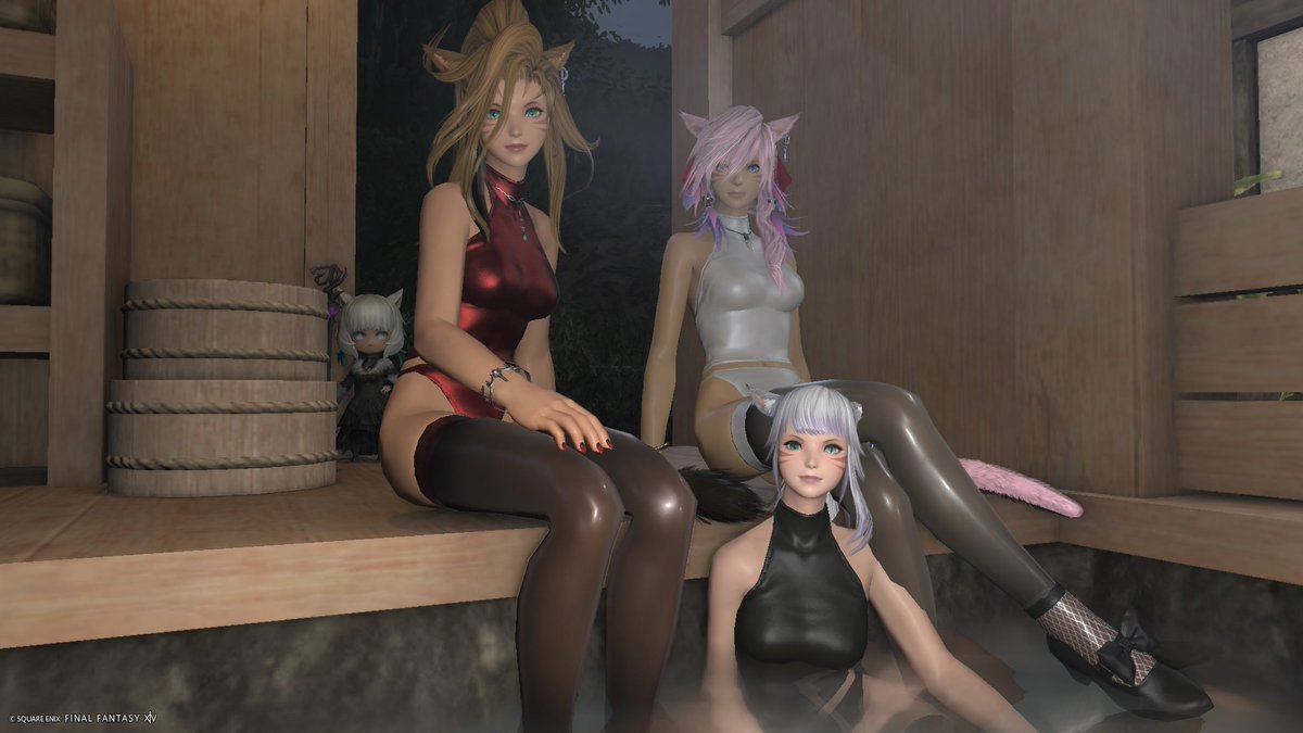 みこみこタマランネ😇 #FF14SS #ミコッテ