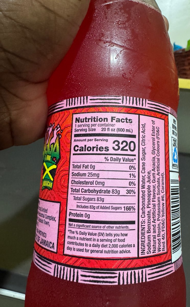 seanab876's tweet photo. I stand corrected. 83 Grams of sugar is diabolical https://t.co/HbjspwgZQu