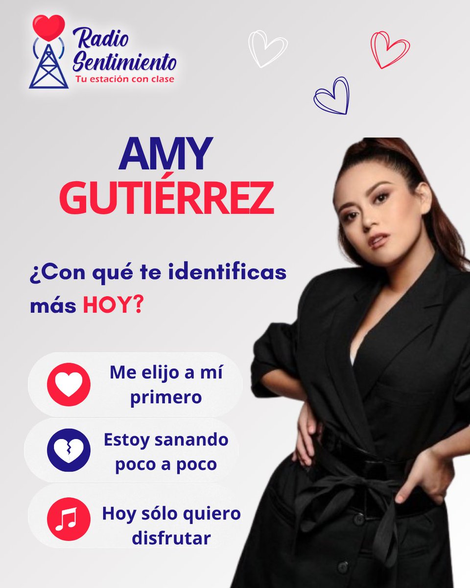 rsentimientope's tweet photo. Hoy no solo es música… es cómo te sientes 💖🔥
La voz de Amy Gutiérrez nos acompaña en cada etapa 💭

#RadioSentimiento #AmyGutierrez #MujeresReales #MusicaConSentido #HoyMeSiento
#Participacion #Comunidad #TeLeemos #RadioParaMujere https://t.co/dP37p1XyUK