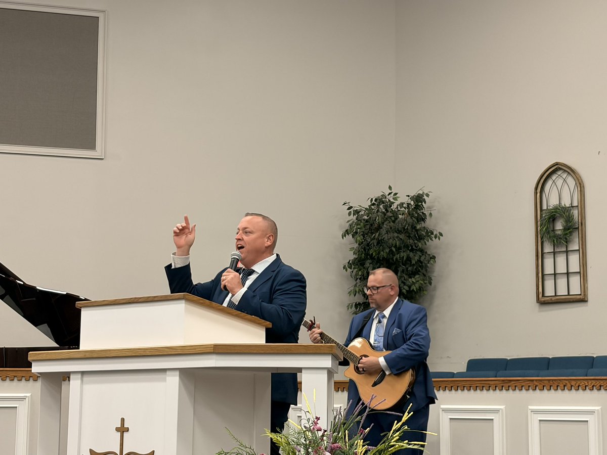 JimmyBarrett80's tweet photo. Friendship. The older I get, the more precious it becomes to me.

I’m honored to call these two brothers in Christ my friends. The Lord used both of them in a mighty way tonight at Southside.

Brother Eric Justice did a tremendous job leading the music and singing a couple of specials. Brother Justin Atchison brought powerful and encouraging words to the Southside family. 

I cannot tell you how much their visit to Southside this past Sunday meant to me and to our whole church. 

My Brothers, thank you for being a blessing, an encouragement, and a friend.