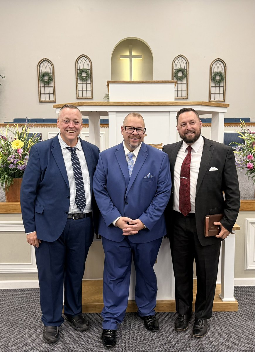 JimmyBarrett80's tweet photo. Friendship. The older I get, the more precious it becomes to me.

I’m honored to call these two brothers in Christ my friends. The Lord used both of them in a mighty way tonight at Southside.

Brother Eric Justice did a tremendous job leading the music and singing a couple of specials. Brother Justin Atchison brought powerful and encouraging words to the Southside family. 

I cannot tell you how much their visit to Southside this past Sunday meant to me and to our whole church. 

My Brothers, thank you for being a blessing, an encouragement, and a friend.