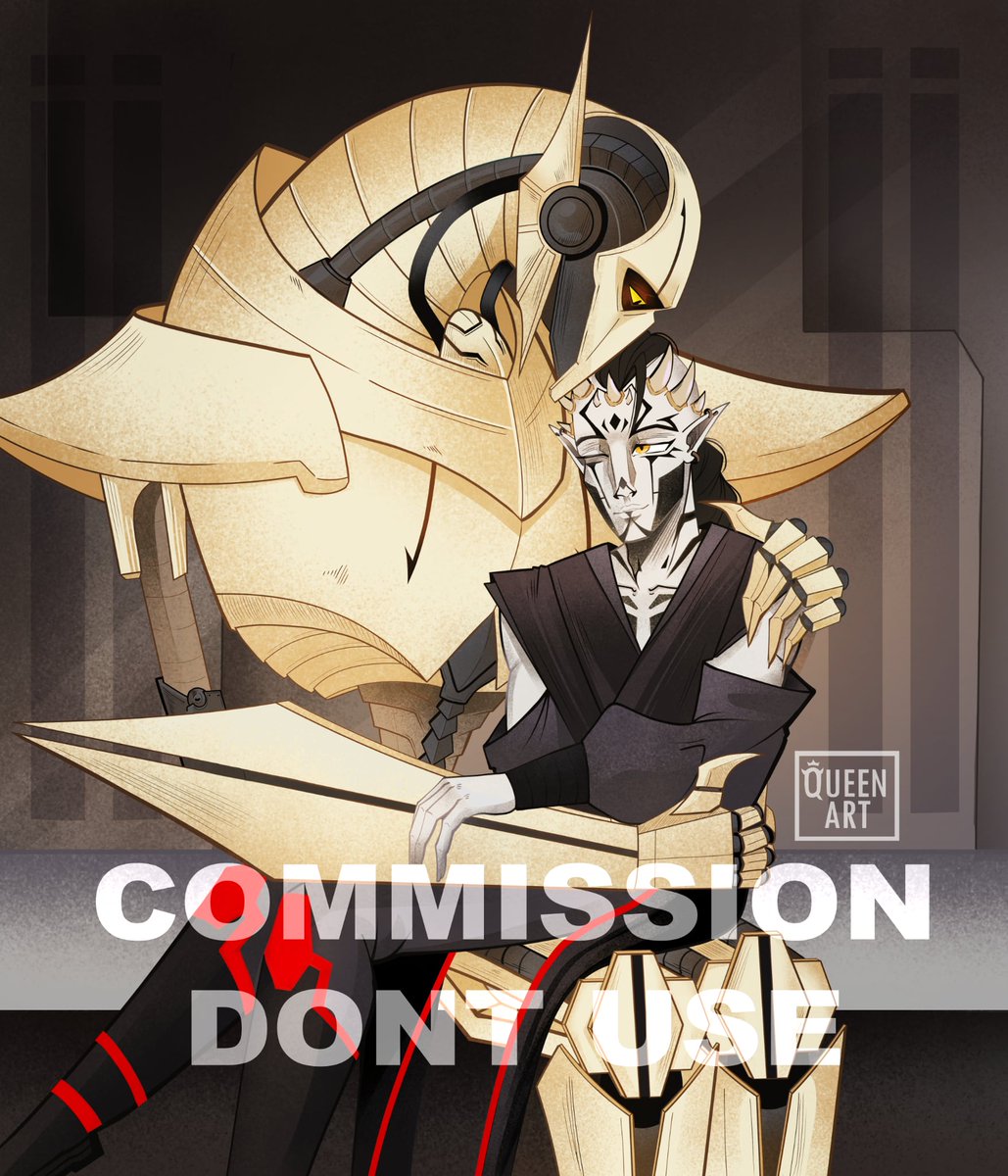 I loved doing this commission!,👽

✨May the force be with you✨

#starwars #ocxcanon #commissionsopen #generalgrievous