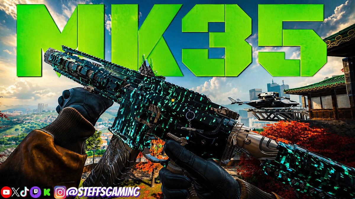 SteffsGaming's tweet photo. OMG CHAT!!! The MK35 is a crazy weapon in #bo7Season3 
USE THIS BUILD!!!!!

NEW VIDEO IS OUT NOW!
Go show some love
LIKE, COMMENT &amp; SUBSCRIBE

👇🏾👇🏾👇🏾👇🏾
https://t.co/RebfvckEbf

#blackops7 #CallOfDuty #Steffsgaming
#COD #gaming #bo7 #gamer #warzone https://t.co/jJUkmFAgnK