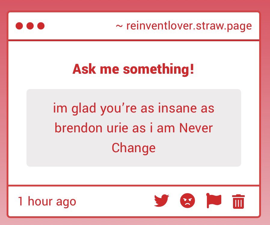 reinventlover's tweet photo. #neverwill #beingmytrueself #numberonebrendonurielover #jointhedarkside #imgettingitchy https://t.co/76Q4eRwigI