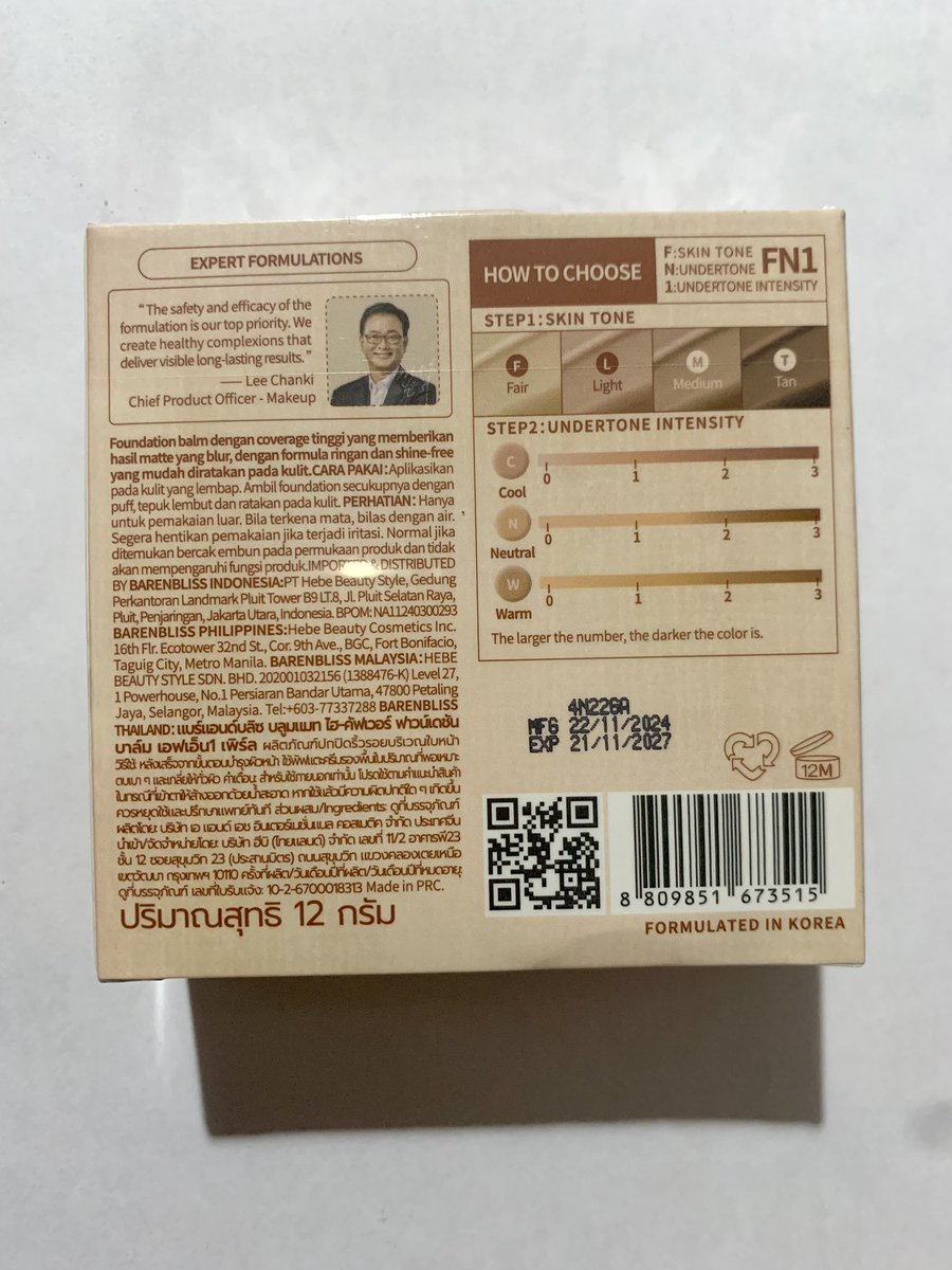 lvjastip's tweet photo. foundi balm bnb co hari ini 40k aja, masih new segel https://t.co/rIlSBZLao2
