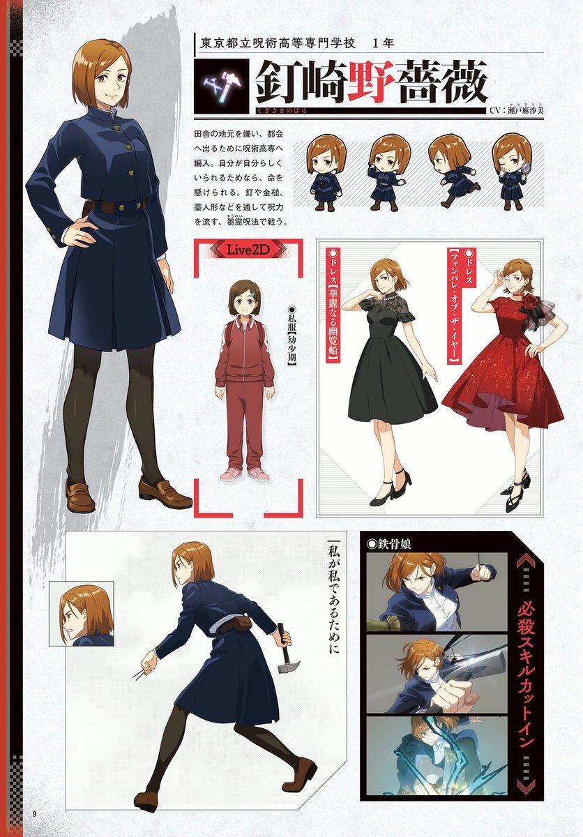 Go_Jover's tweet photo. Kugisaki Nobara Character Designs Sheet

JJK Phantom Parade Game Visual Book https://t.co/TQHHpc6ahC