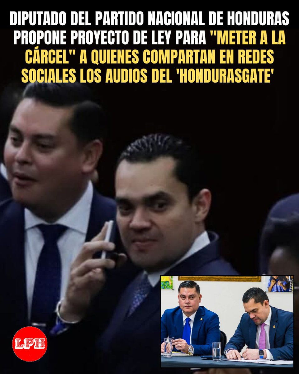 🚨🚨 En una peligrosa amenaza contra la libertad de expresión en Honduras, el diputado nacionalista Arnold Burgos propuso este martes en el Congreso Nacional crear un mecanismo legal —ya sea por moción o proyecto de ley— para encarcelar a las personas que compartan en redes