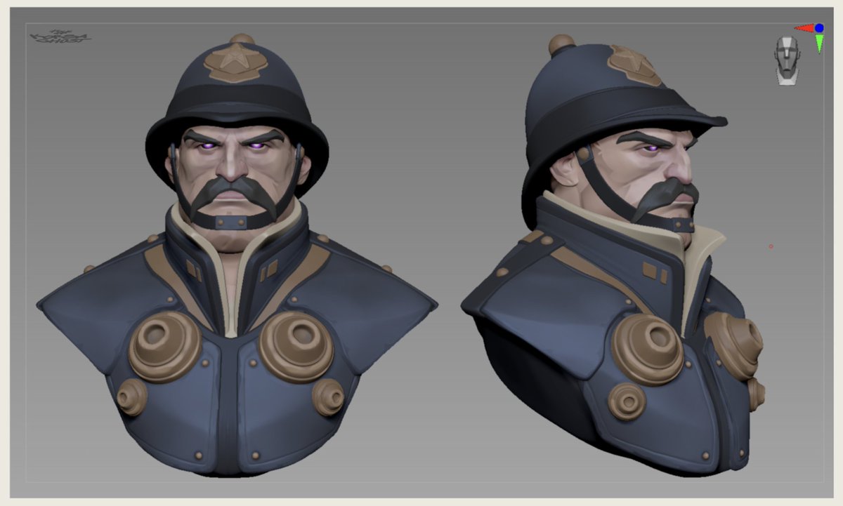 KorsaGhost's tweet photo. I decided to make a sculpture of Varden because the model in the game doesnt look very well developed but Im really looking forward to remodeling this character
#Deadlock https://t.co/s5dOGBX7un