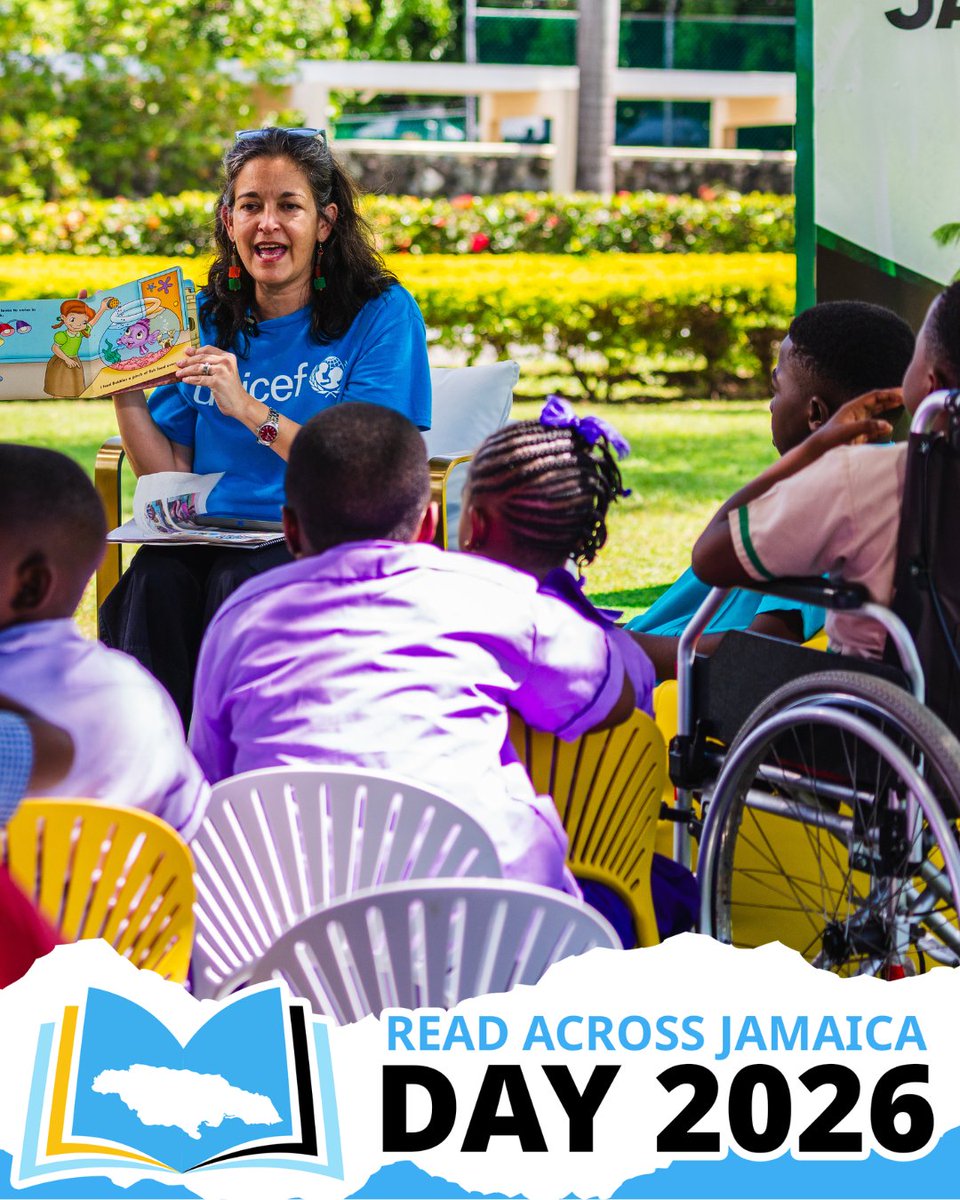 UNICEFJamaica's tweet photo. For #ReadAcrossJamaicaDay 2026 & as part of #EducationWeek, we joined @AndrewHolnessJM to celebrate reading & build confident learners.
Today’s story, I Have Feelings, highlighted emotional intelligence from an early age.
🔗Explore more: Learning Passport https://t.co/Qjqb6SdT6R https://t.co/ARmzuWEykT