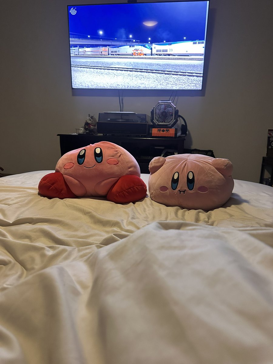 _silvermisst_'s tweet photo. How my bf left kirby’s to watch me while he showers 🫠😂 https://t.co/kOJliwtQR7