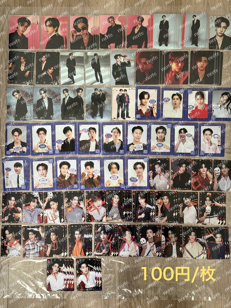 tsuyokay's tweet photo. 【譲渡】GMMTV 過去トレカ

譲：画像のもの
求：各画像記載金額

以下同額カードの抱き合わせが必須
PPwは1:3
PS WE JM JS Hongは1:1

日本国内郵送のみ
3枚から発送可能

#GMMTVPOPUPSTOREINOSAKA2025
#GMMTVPOPUPSTOREINNAGOYA2025
#GMMTVFANIVAL
#GMMTVStarlympics2025
#MeAndTheeSeries https://t.co/EvuZ5LEmHZ