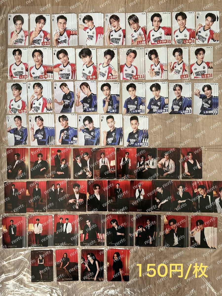譲渡】GMMTV 過去トレカ 譲：画像のもの 求：各画像記載金額 以下同額