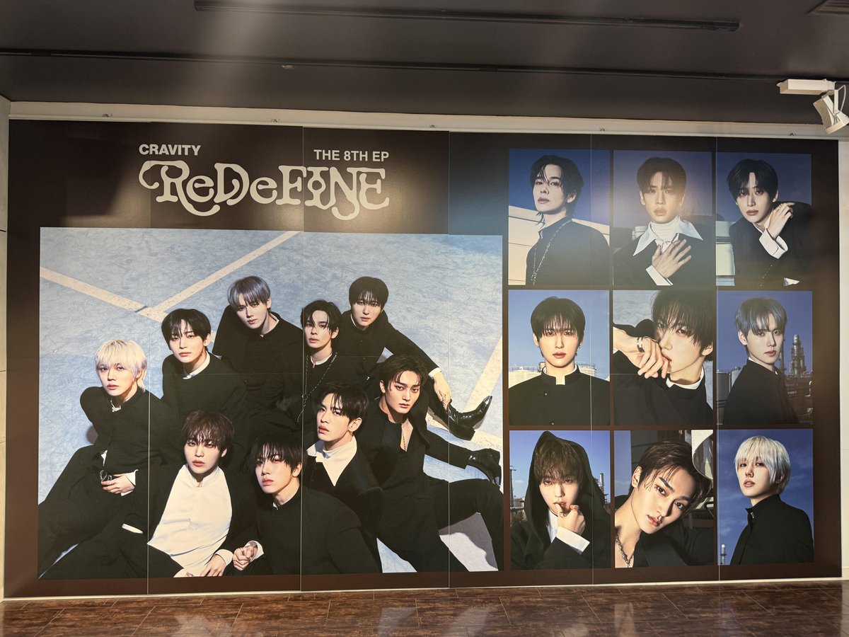タワ渋kpop】 ／ #CRAVITY 8th EP「#ReDeFINE」 5Fインフォメーション