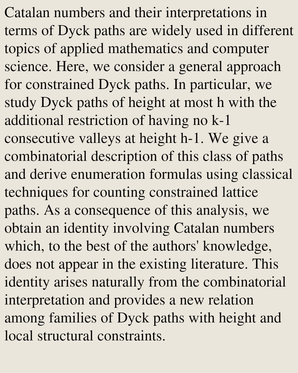 Discrete Mathematics Papers tweet media
