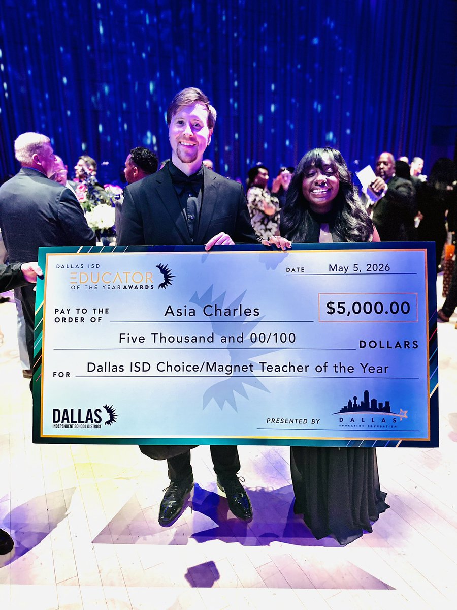livmsantos's tweet photo. So incredibly proud of this amazing leader! 🥹
If you haven’t heard our orchestra, you NEED to come visit!! 
I have only worked with a few teachers as dedicated and passionate as Ms. Charles! Congrats! We🩷U
#DallasISDSOD2026
#TOY2026
@Region6_DISD 
@dallasschools 
@TeamDallasISD https://t.co/pJjqsb5u3O