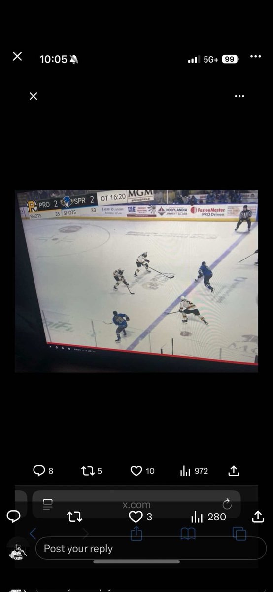 GavinSchatt's tweet photo. @TheAHL Great! Address the Springfield situation... https://t.co/oht9dWOh3E