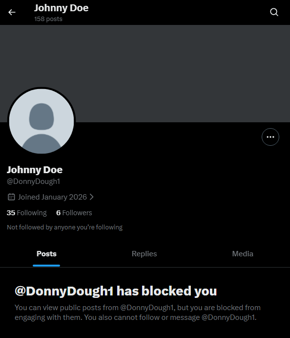 Pinocchio but you blocked me tweet media