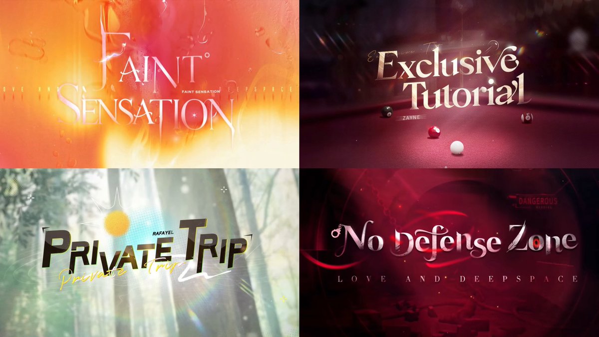 taschibunny's tweet photo. Upcoming Solo Reruns 𓏲 ๋࣭  ࣪ ˖🤍༉‧₊˚.

[💫] Xavier - Faint Sensation - done 
[❄️] Zayne - Exclusive Tutorial - done
[🫧] Rafayel - Private Trip
[🐦‍⬛] Sylus - No Defense Zone https://t.co/LAOCDwXkaT