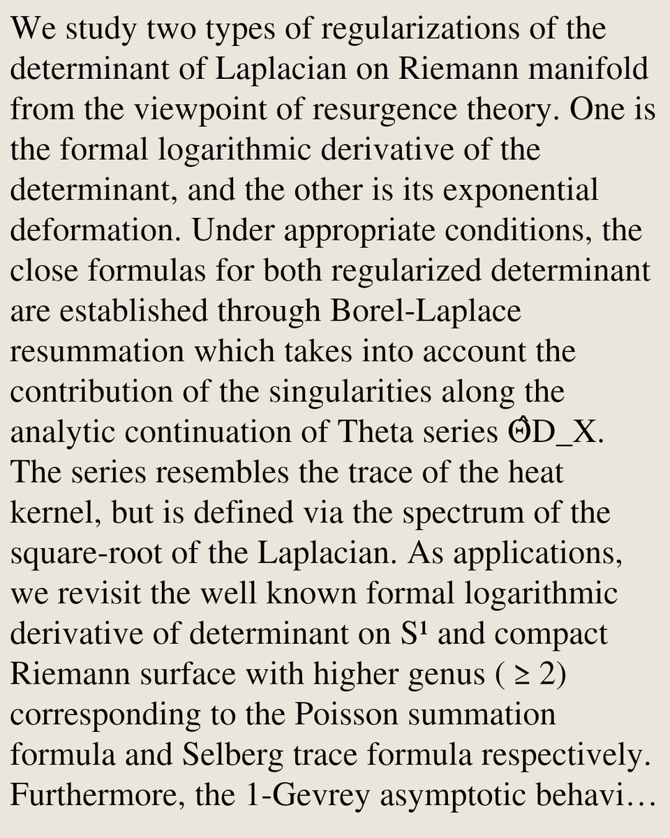 Mathematical Physics Papers tweet media