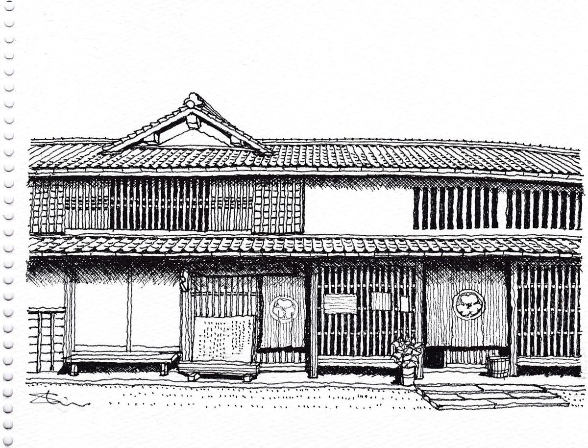 鉛筆画