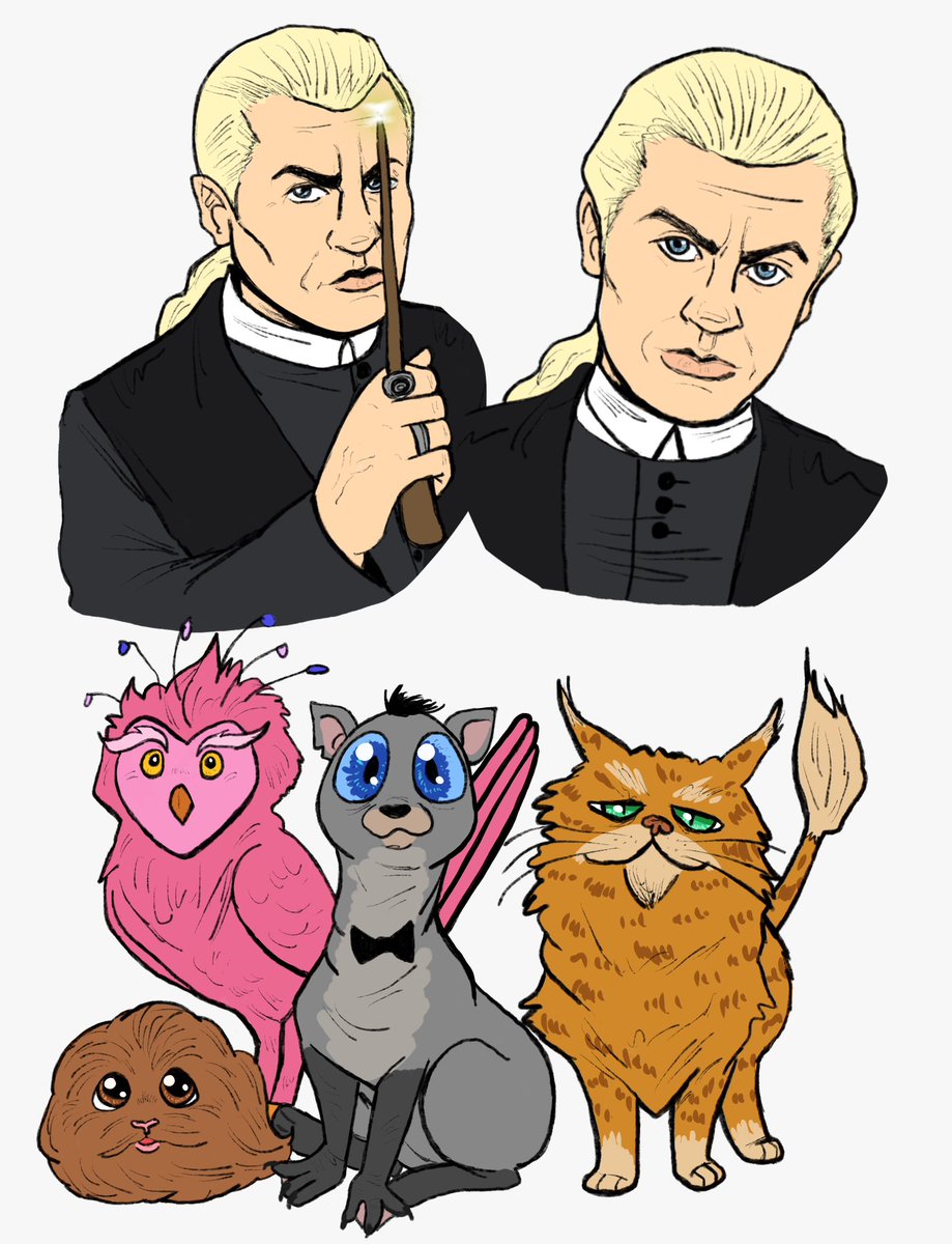 Draco and magical creatures cause my sis requested them