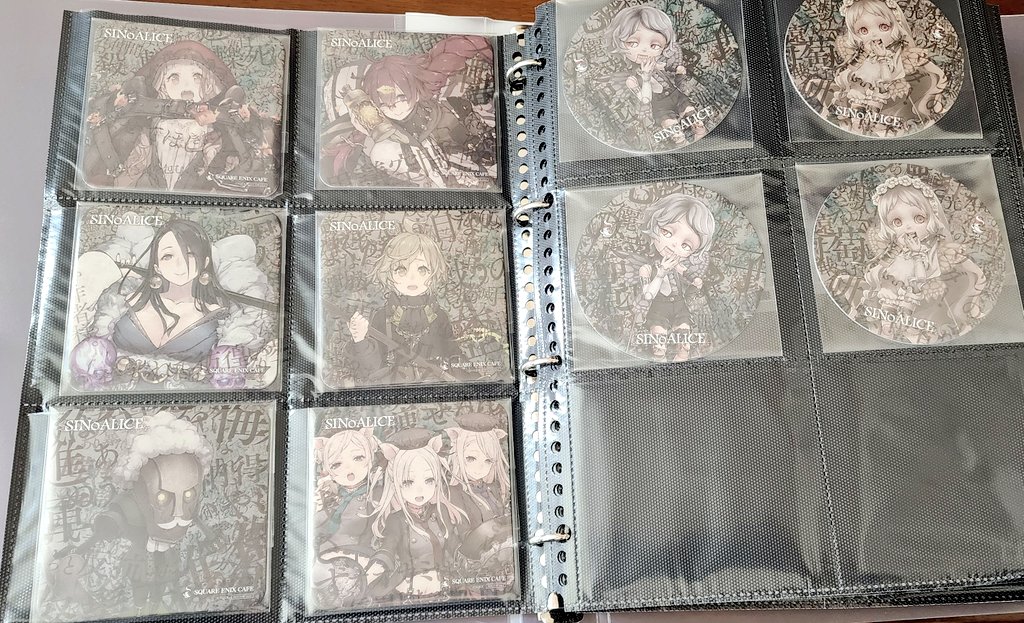 シノアリス 前期〜後期コースター シノアリス 第1弾（衝動篇） コースター14種 揃いました。 ありがとう
