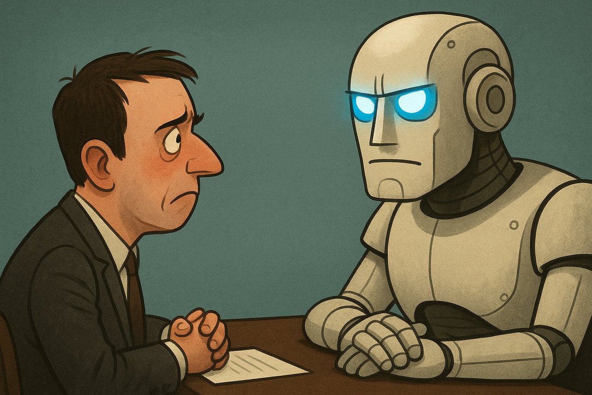 AIHumanityPro's tweet photo. i am pondering: Greenhouse says ~2/3 of job seekers already got AI-interviewed. Emotion AI reads face/voice/text. On paper it’s “objective,” but honestly I’ve seen it make candidates uneasy--some dropped. the weird part: bias can still persist. and that matters because:… https://t.co/KKXAmAUZ4x
