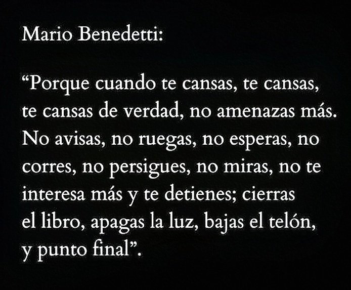 Porque...
✍️