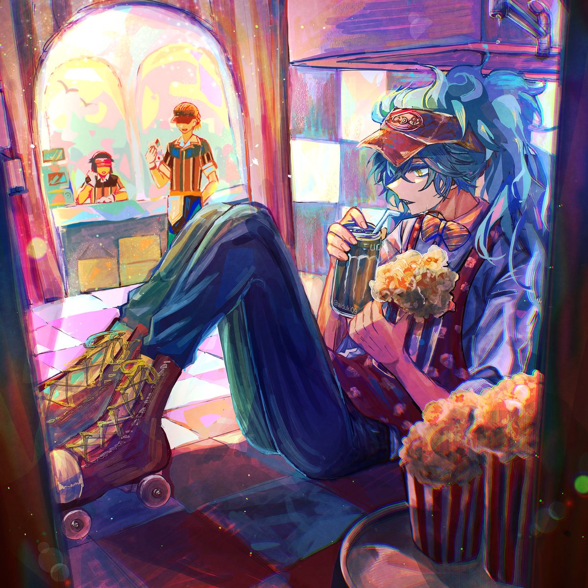 藍月 tweet media